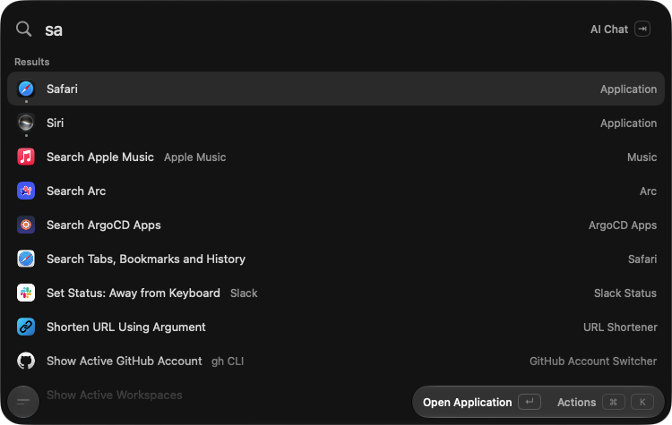 The OneCast launcher